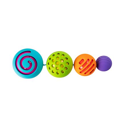 Fat Brain Oombee Bundle Set - Nesting Ball and Cube Sorter Combo 2 PC Baby Toy Set, BPA Free
